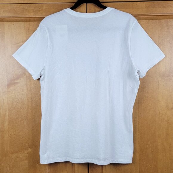 NWT Life Is Good White Crew Neck Short Sleeve Tee Flip Flop Heart - L - Picture 4 of 12